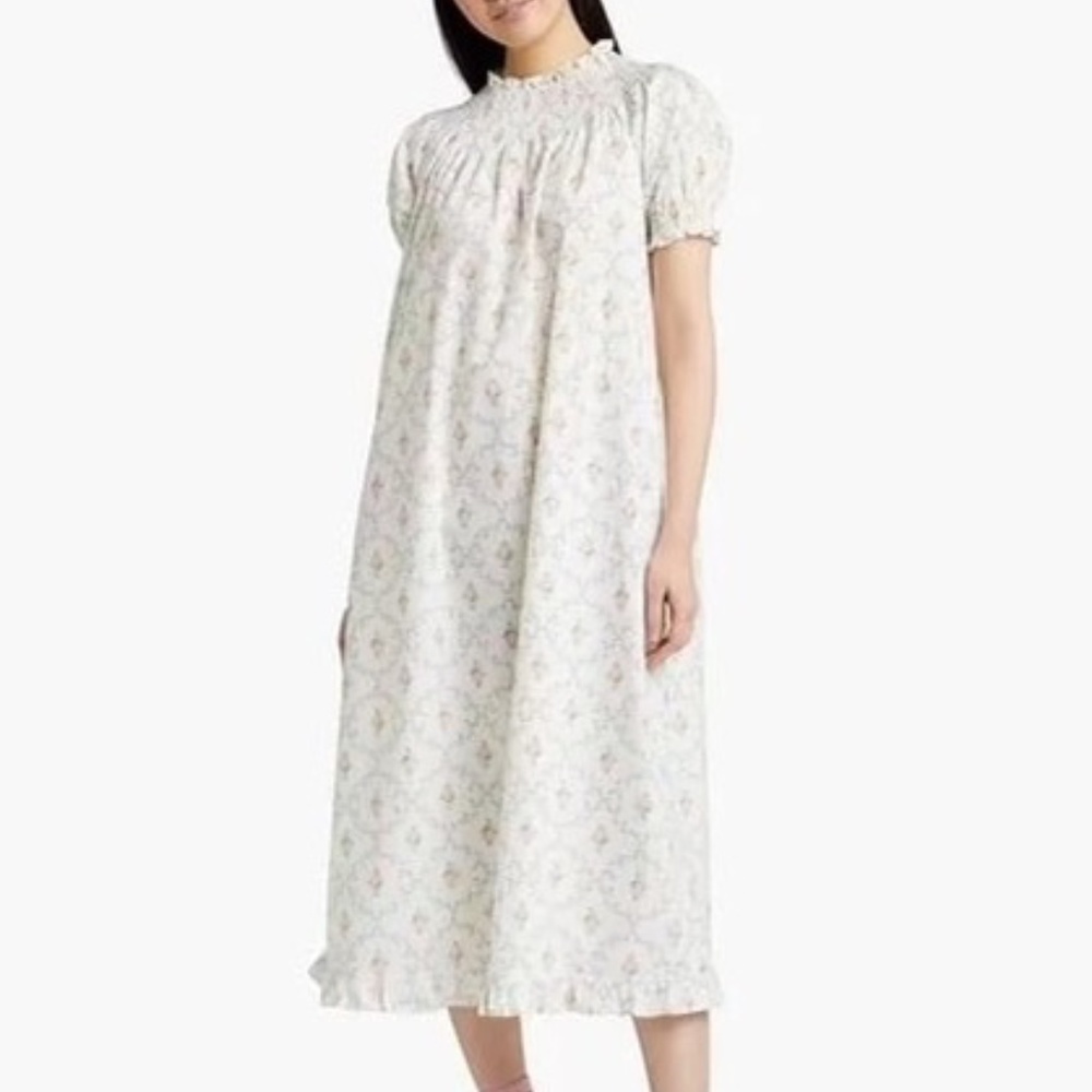 Hill House Caroline Nap Dress in Pastel Trellis